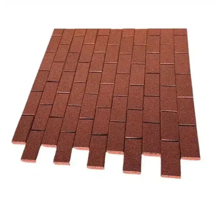 Gummipflasterstein 200x100x40mm Rot Bild 5